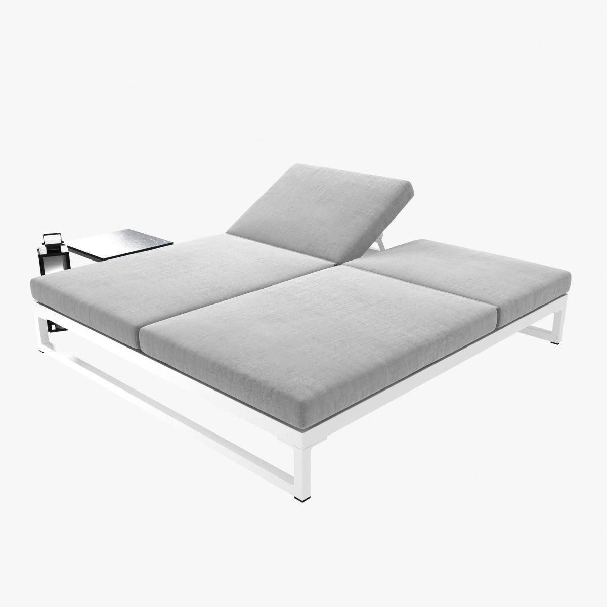 Kettal landscape double sun lounger 3D model_2