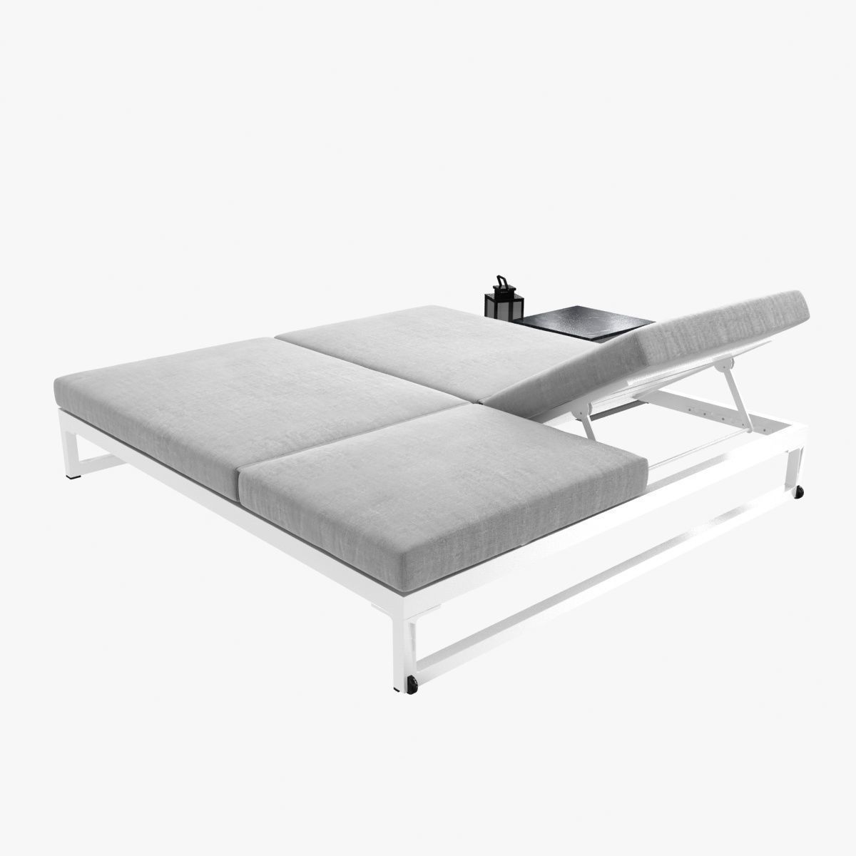 Kettal landscape double sun lounger 3D model_3