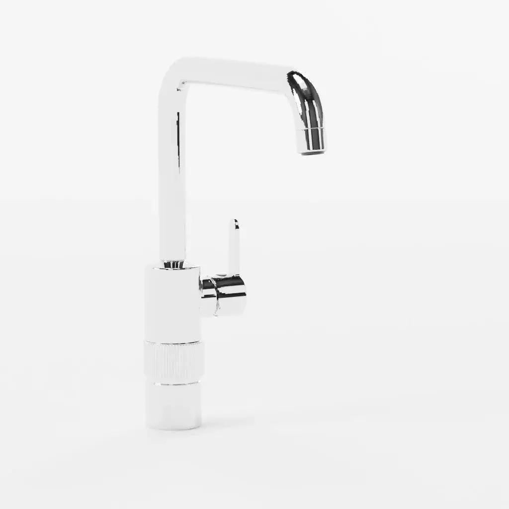 Instant Boiling Kitchen Tap Low-poly 3D model