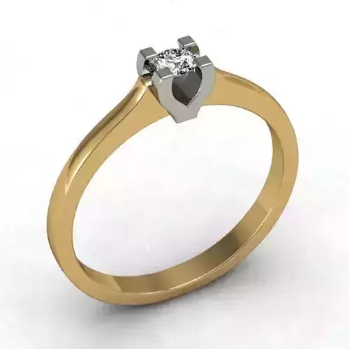 ring with a diamond