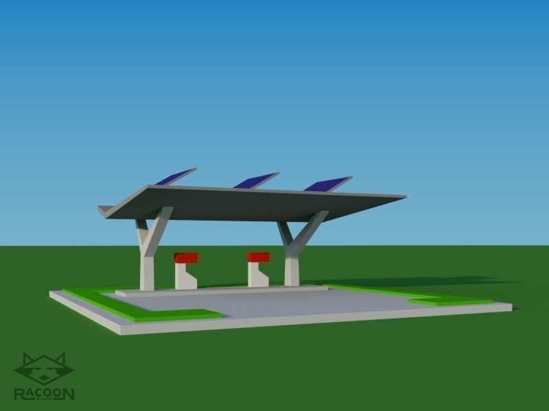 20 LowPoly houses Low-poly 3D model_21