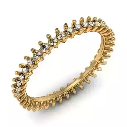 Ring with many diamonds