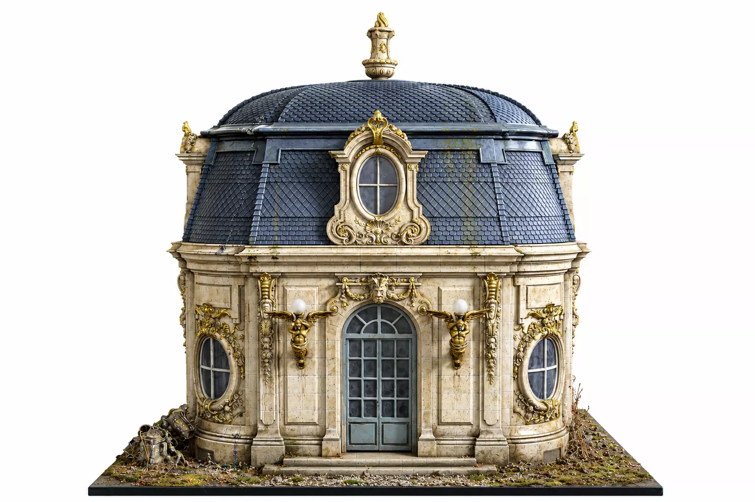 French Folly Ornate Chateau castle Palace 3D printable model 3D print model