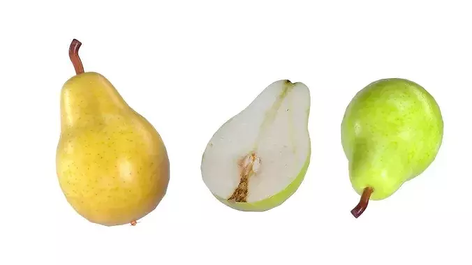 Pear Fruit Low-poly 3D model