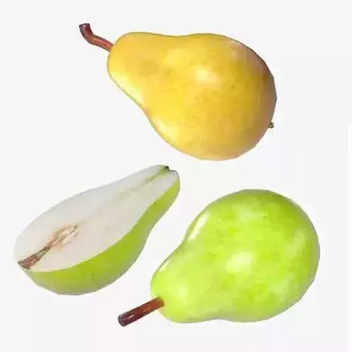 Pear Fruit Low-poly 3D model 6