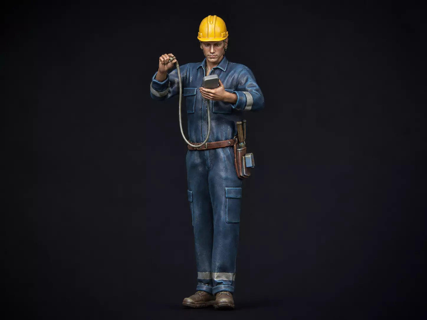 electrician pose 2 3D print model
