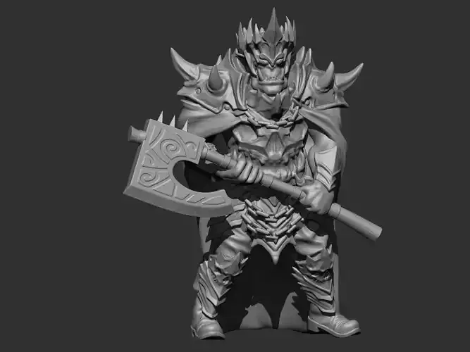 Ork King 3D print model