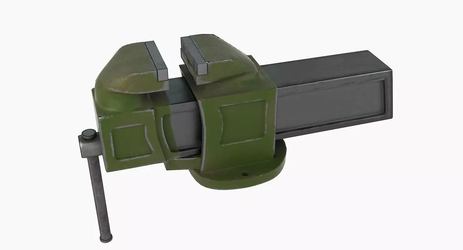 Metal vise 3D model