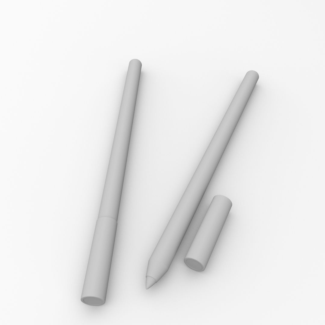 Eyeliner Pencils 3D model_3