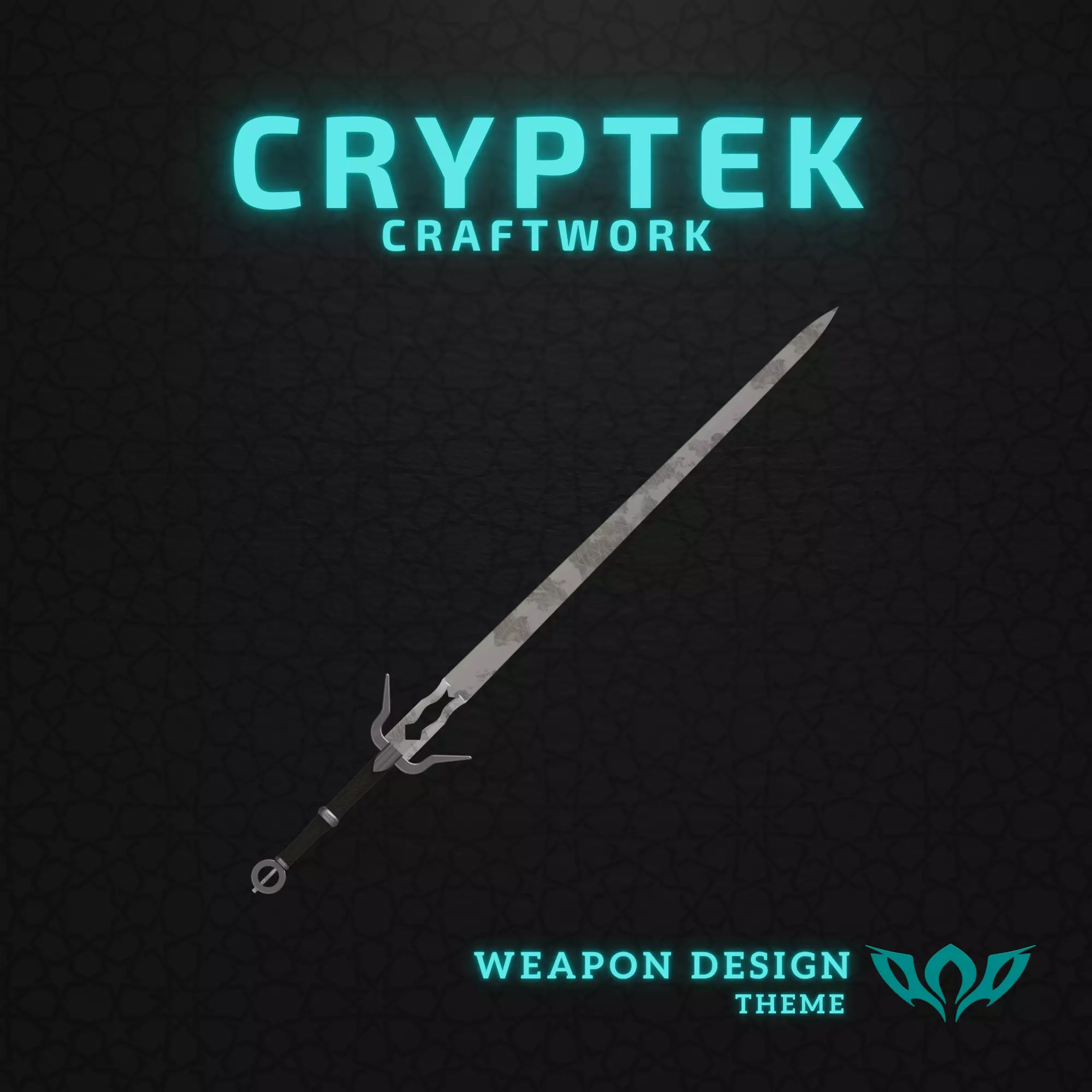 01 Miniature Toy Zirael Sword Ciri Witcher - 3D Print 3D print model