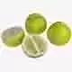 Pomelo Fruit Low-poly 3D model 7