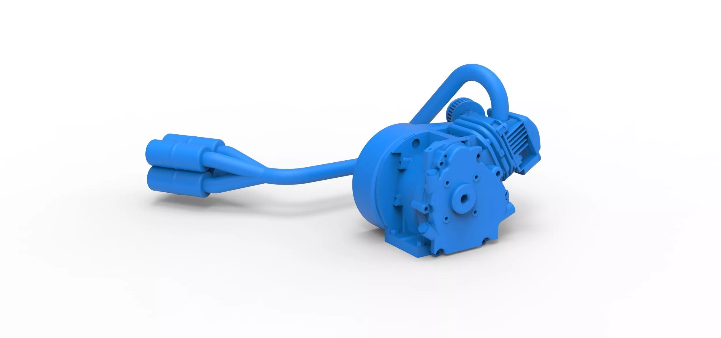 Engine of Quarter Midget Scale 1 to 16 3D print model