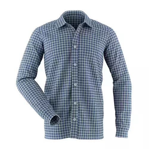 Men Shirt 3D Model