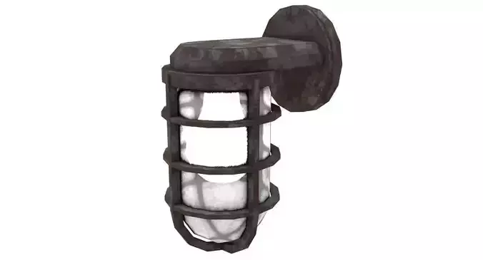 Wall Light 1 Lowpoly  Low-poly 3D model
