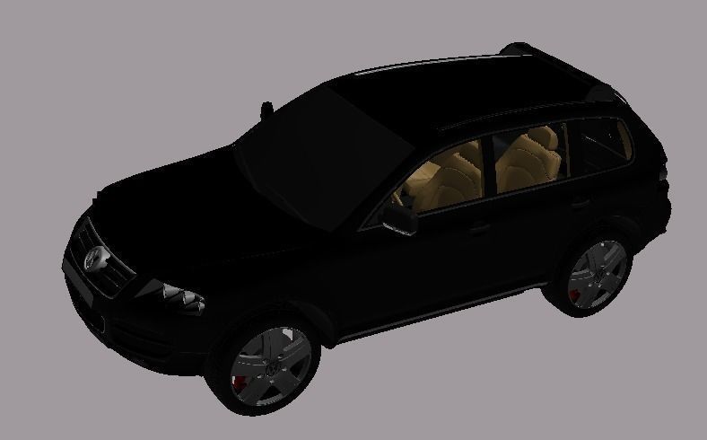 Volkswagen suv Free 3D model_1