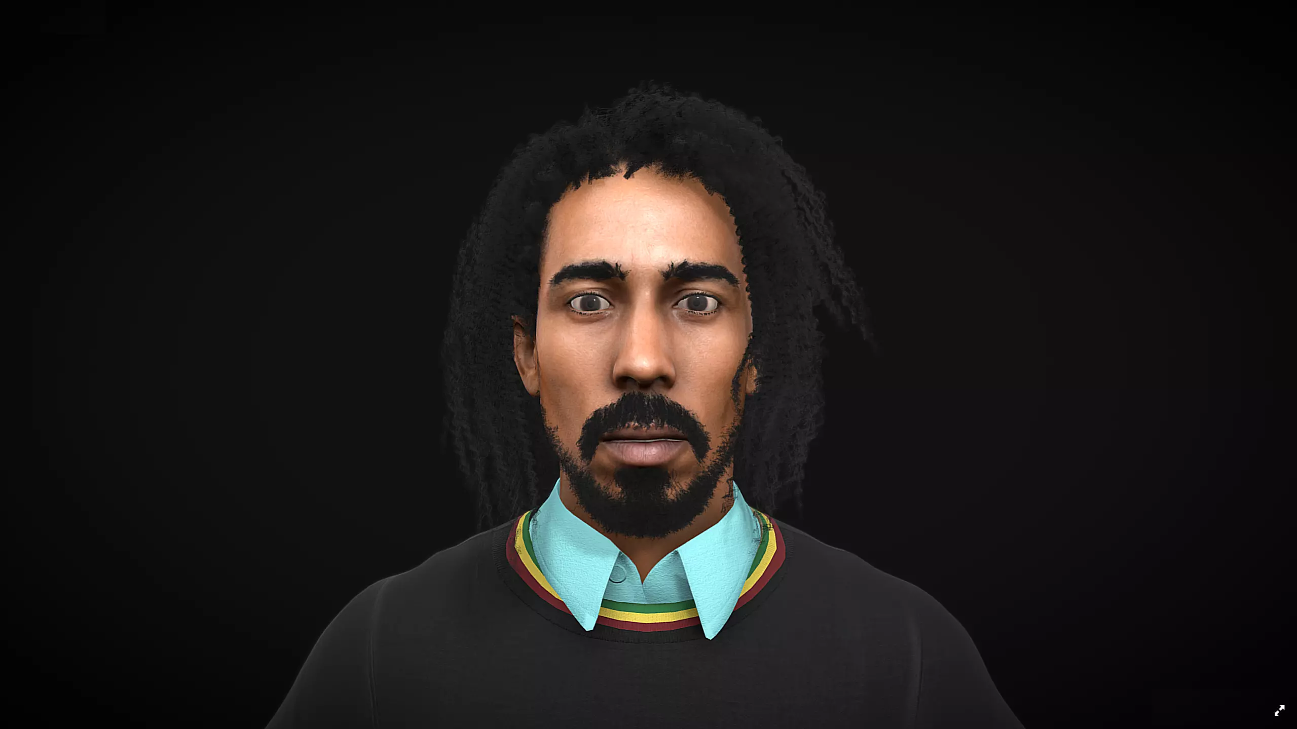 Bob Marley 3D model