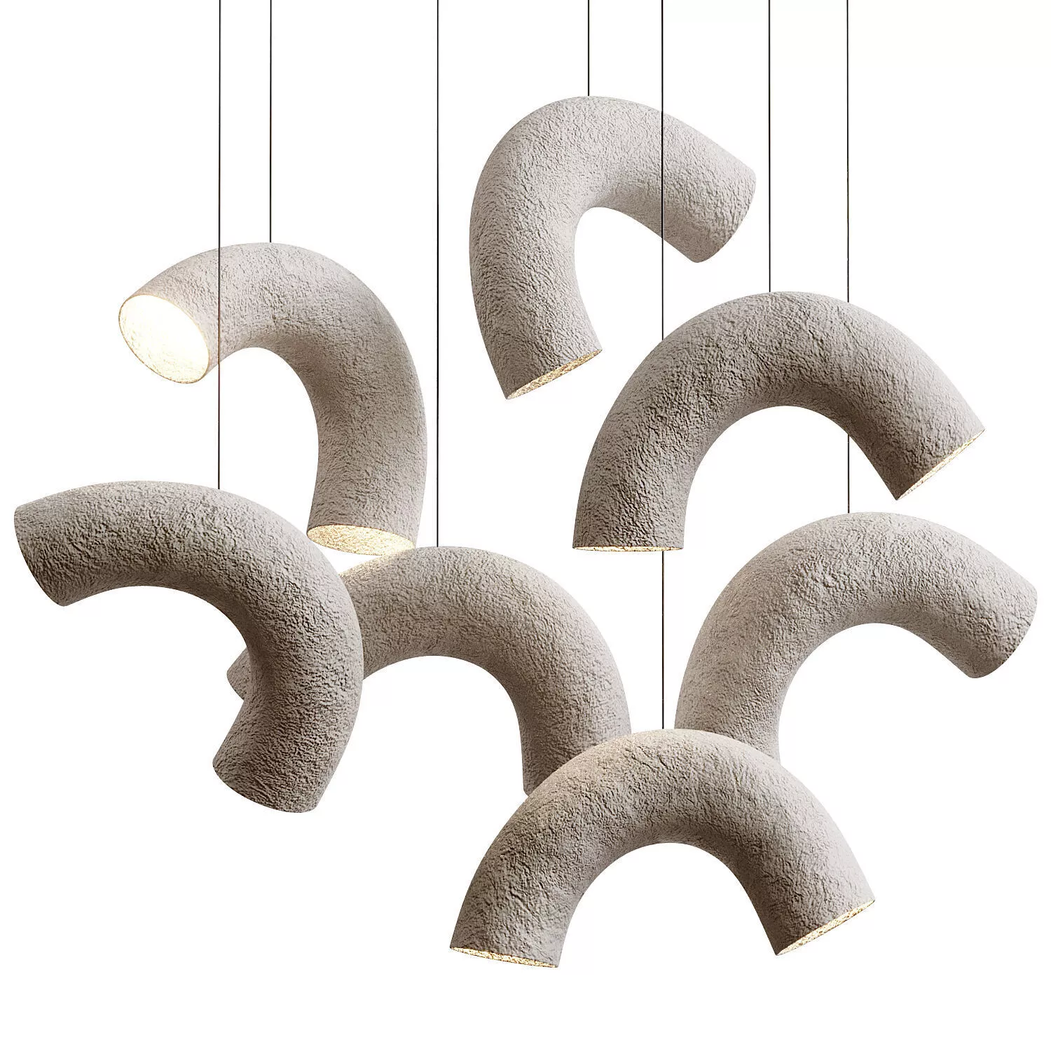 Barashki Pendant Lights 3D model