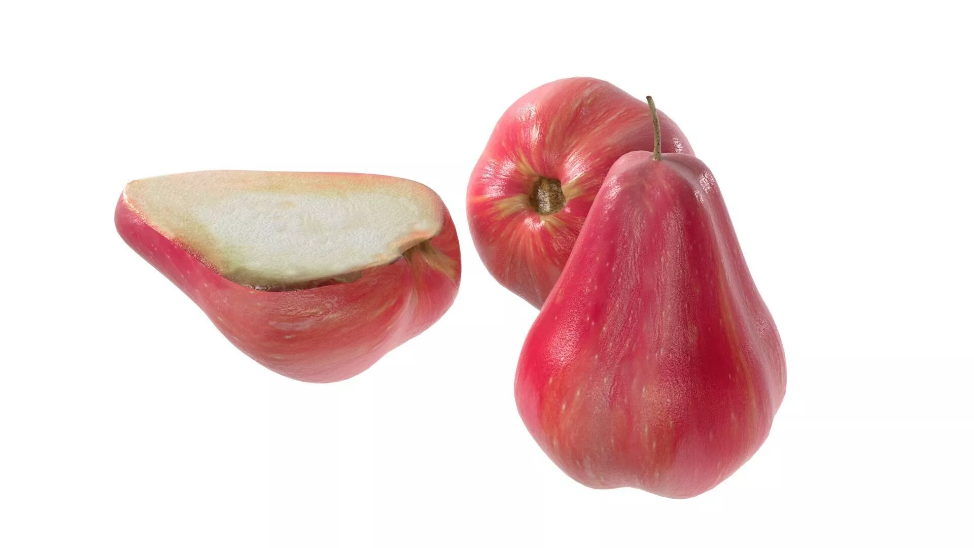 Water Java Apple Low-poly 3D model