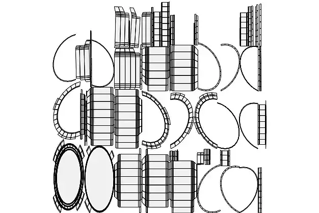 Jam Jars 3D model 7