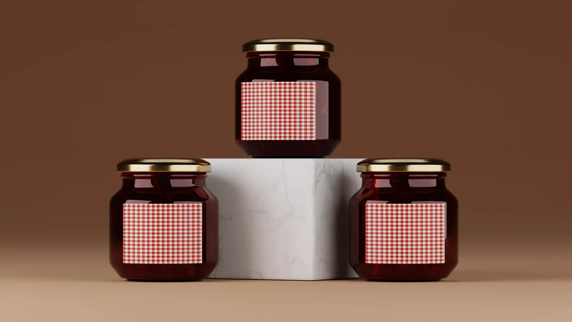 Jam Jars 3D model