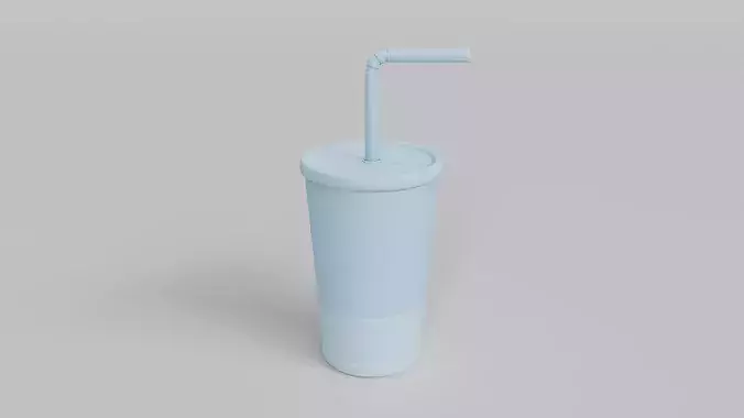 Cartoon Fast Food Collection 01 Low-poly 3D model 5