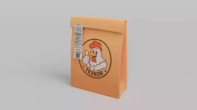 Cartoon Fast Food Collection 01 Low-poly 3D model 3