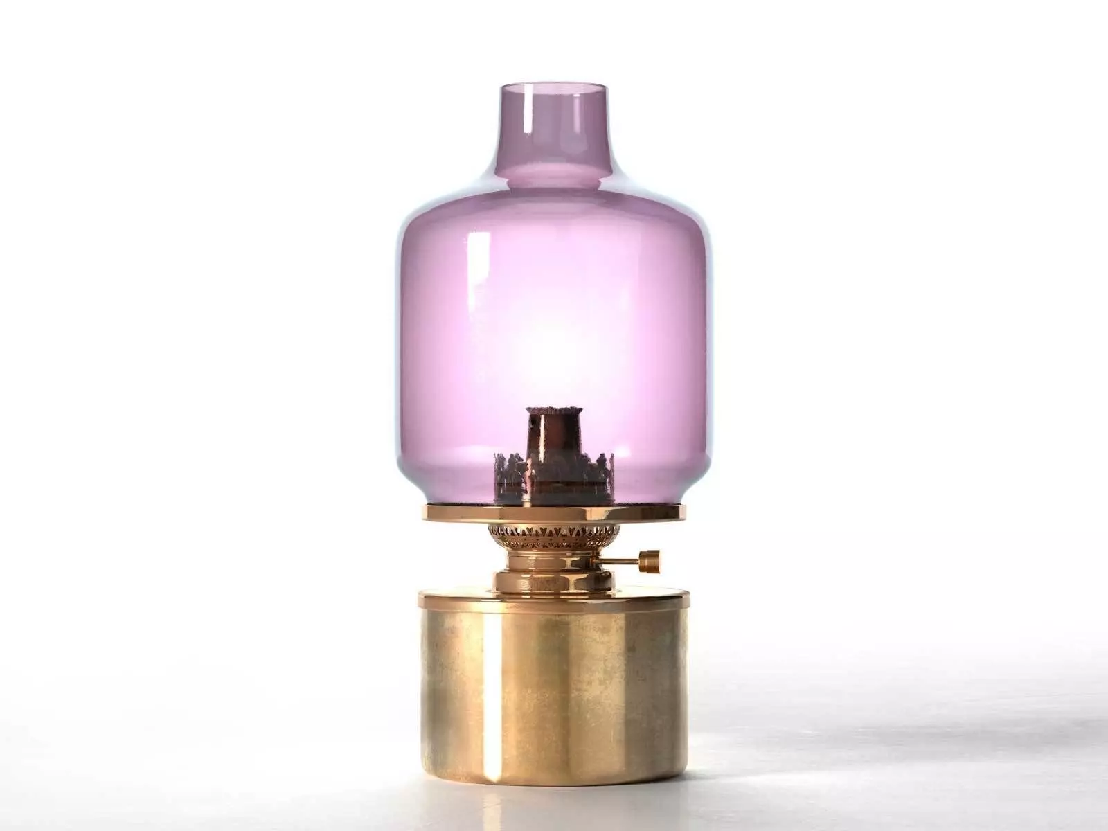 Oil Kerosene Table Lamp Model 3D model_0