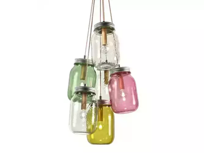 Mason Jar Chandelier