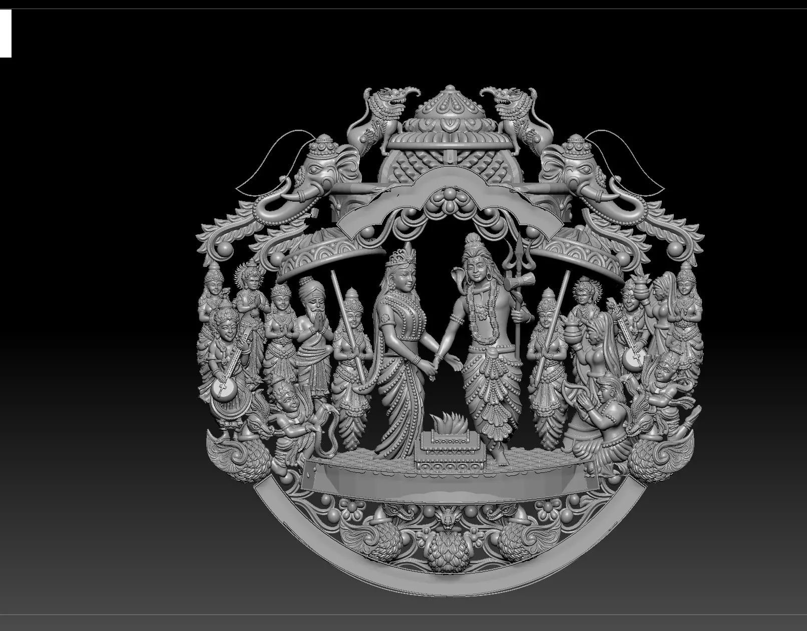 GOD NECKALCE MAHADEV STL 3D print model
