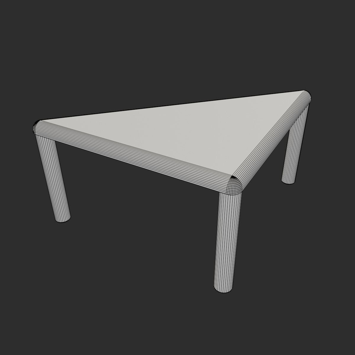 Coffee Tables Low-poly 3D model_6