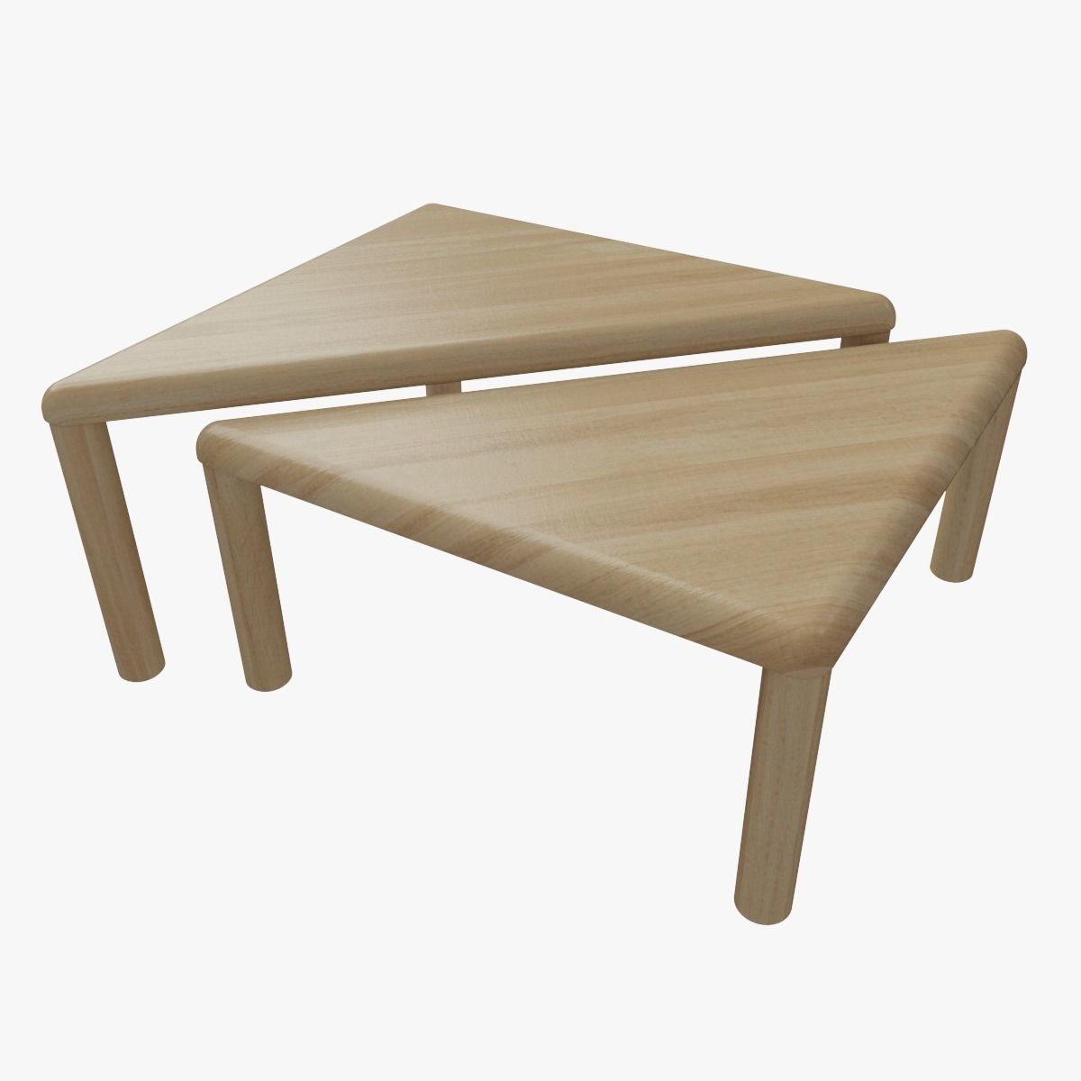 Coffee Tables Low-poly 3D model_0