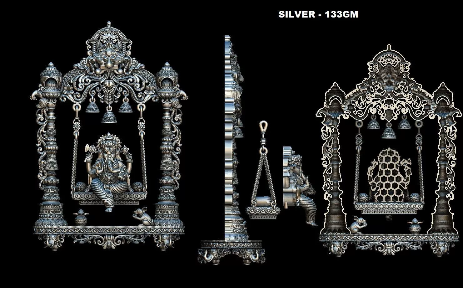 Ganesh ji zula 3D print model