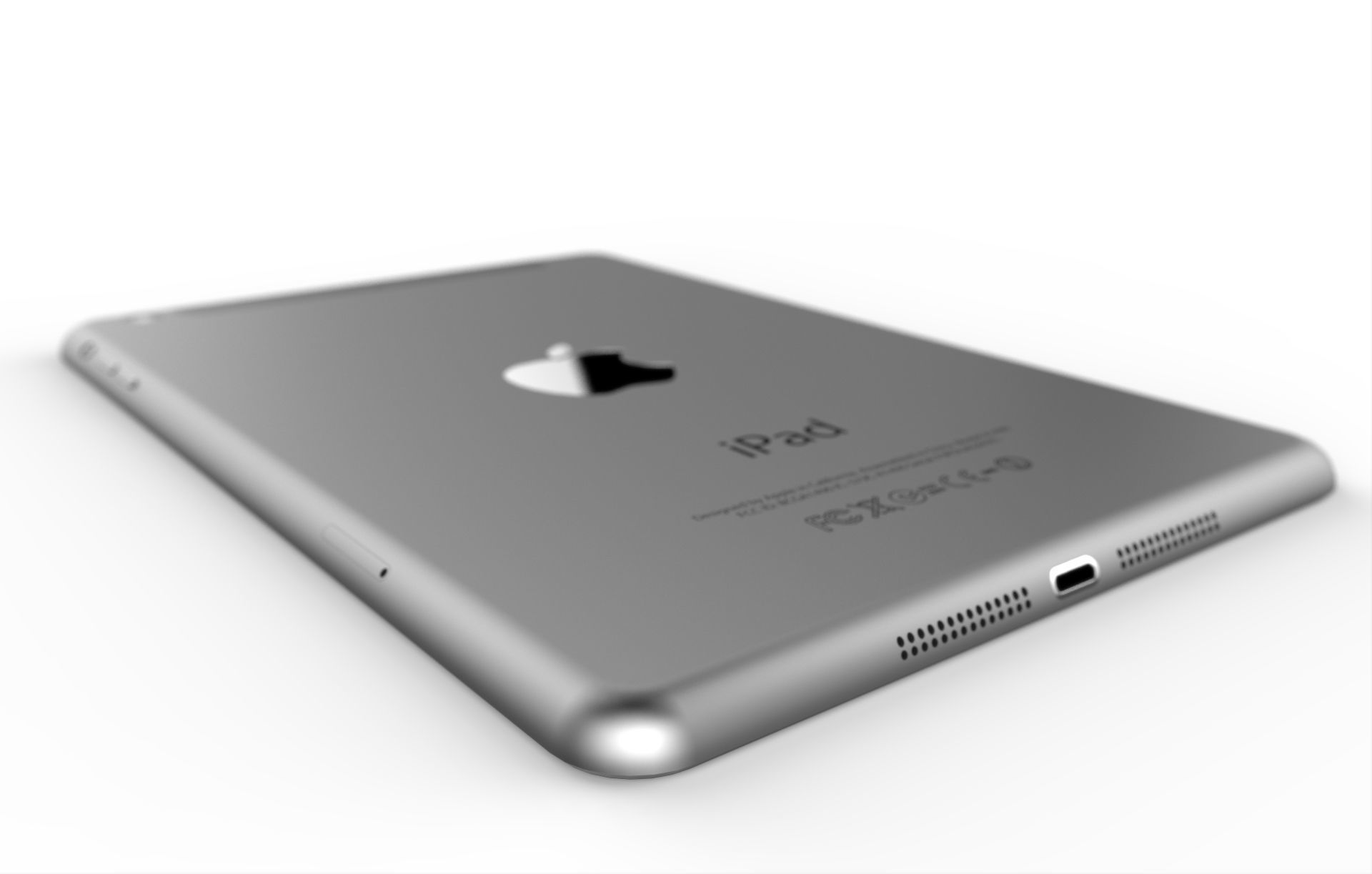 iPad Mini 2nd Generation 3D model_5