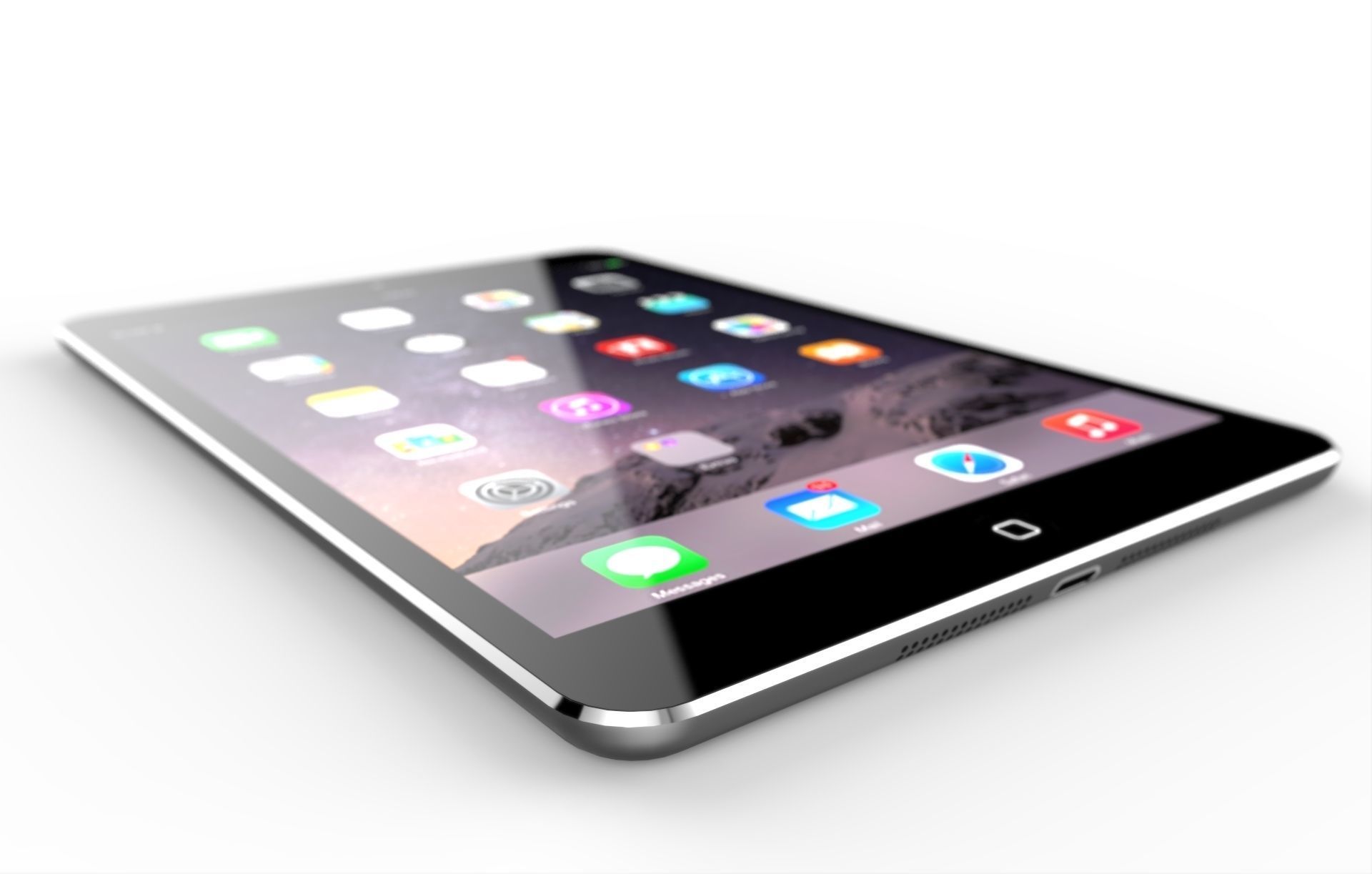iPad Mini 2nd Generation 3D model_6
