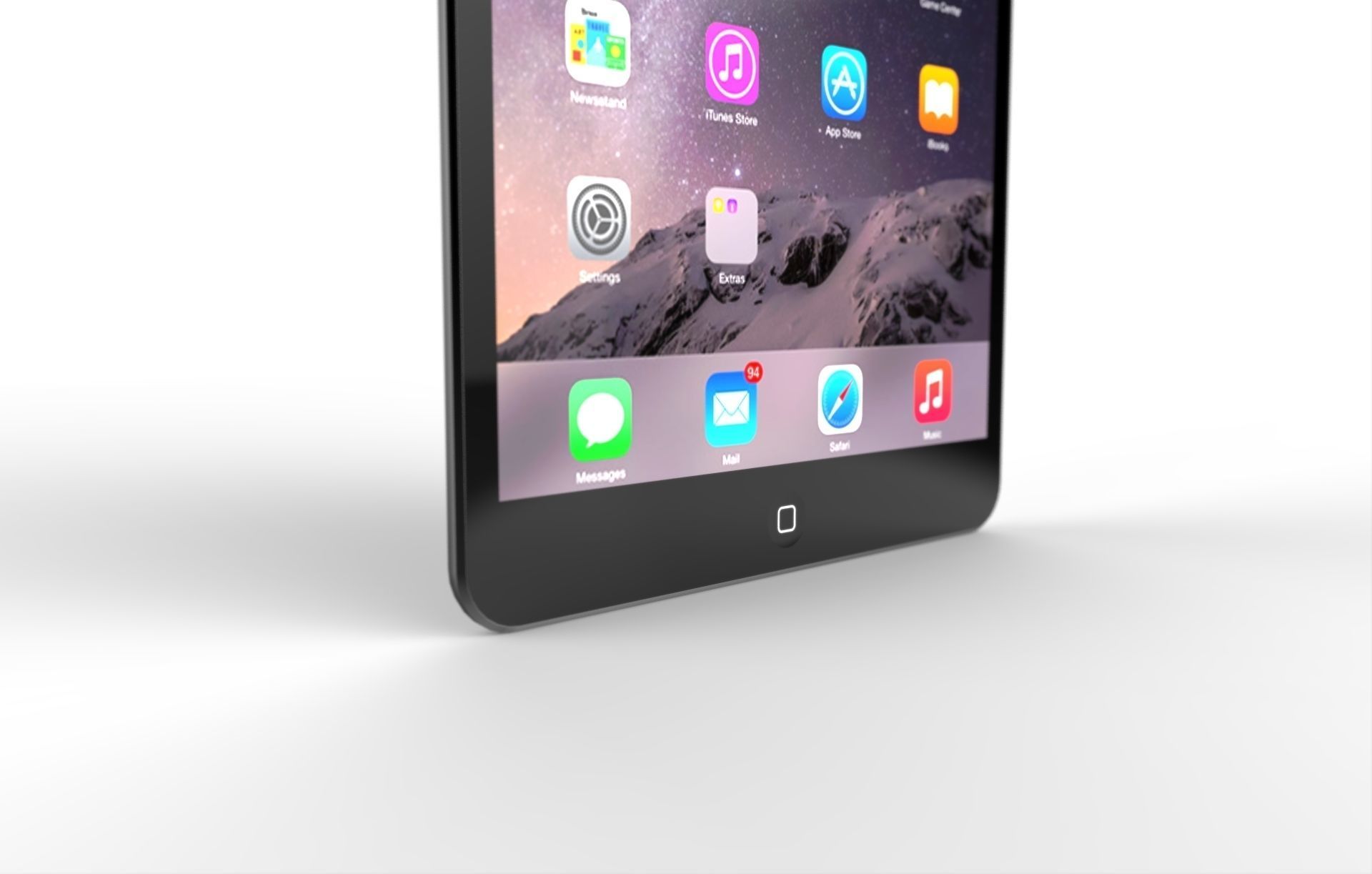 iPad Mini 2nd Generation 3D model_3
