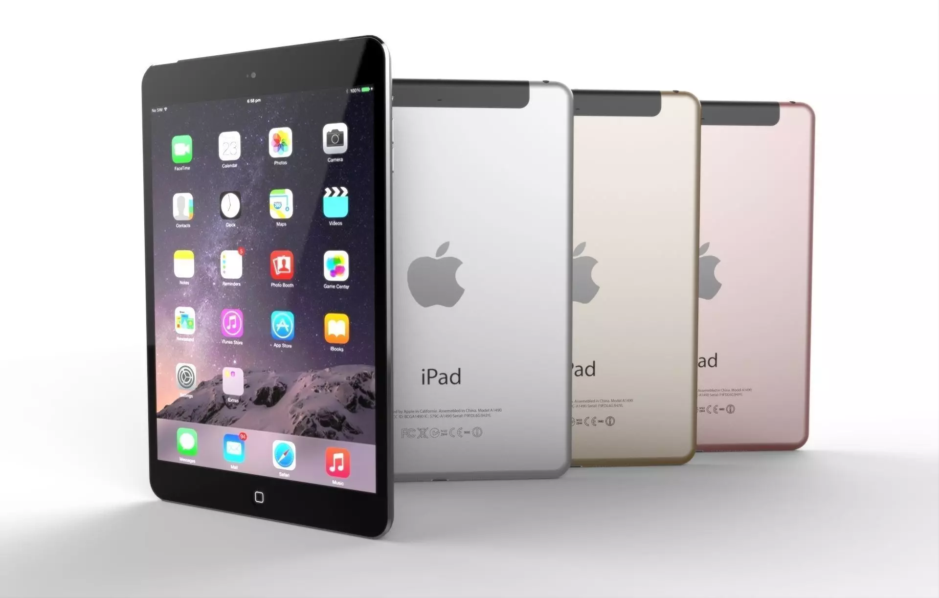 iPad Mini 2nd Generation 3D model_0