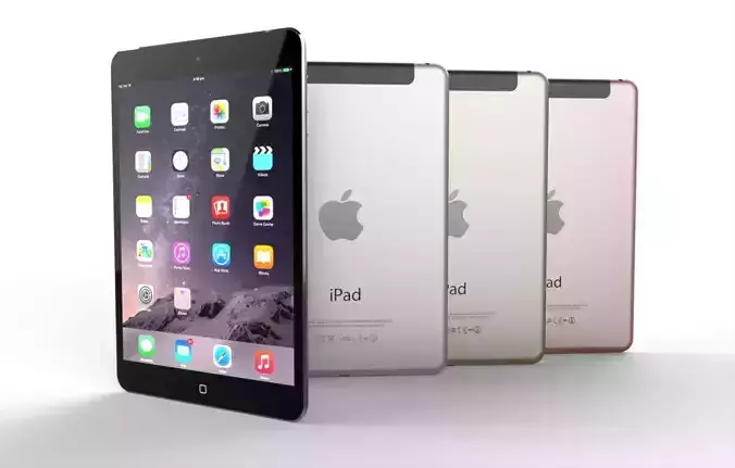 iPad Mini 2nd Generation 3D model