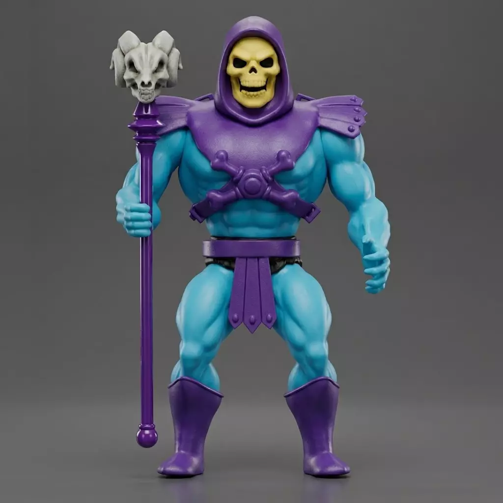 SKELETOR VINTAGE CARTOON 3D print model
