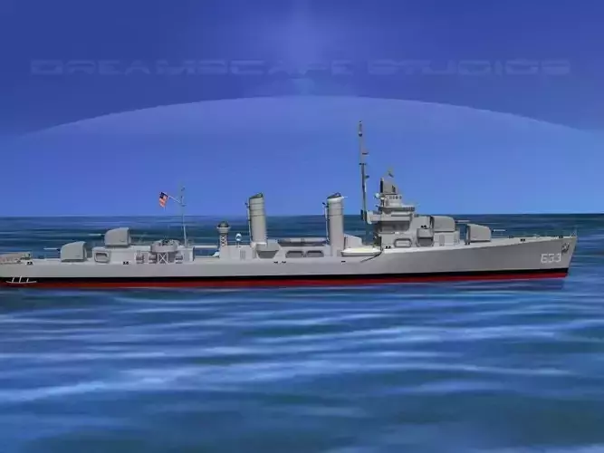 Gleaves Class Destroyer USS Knight DD633