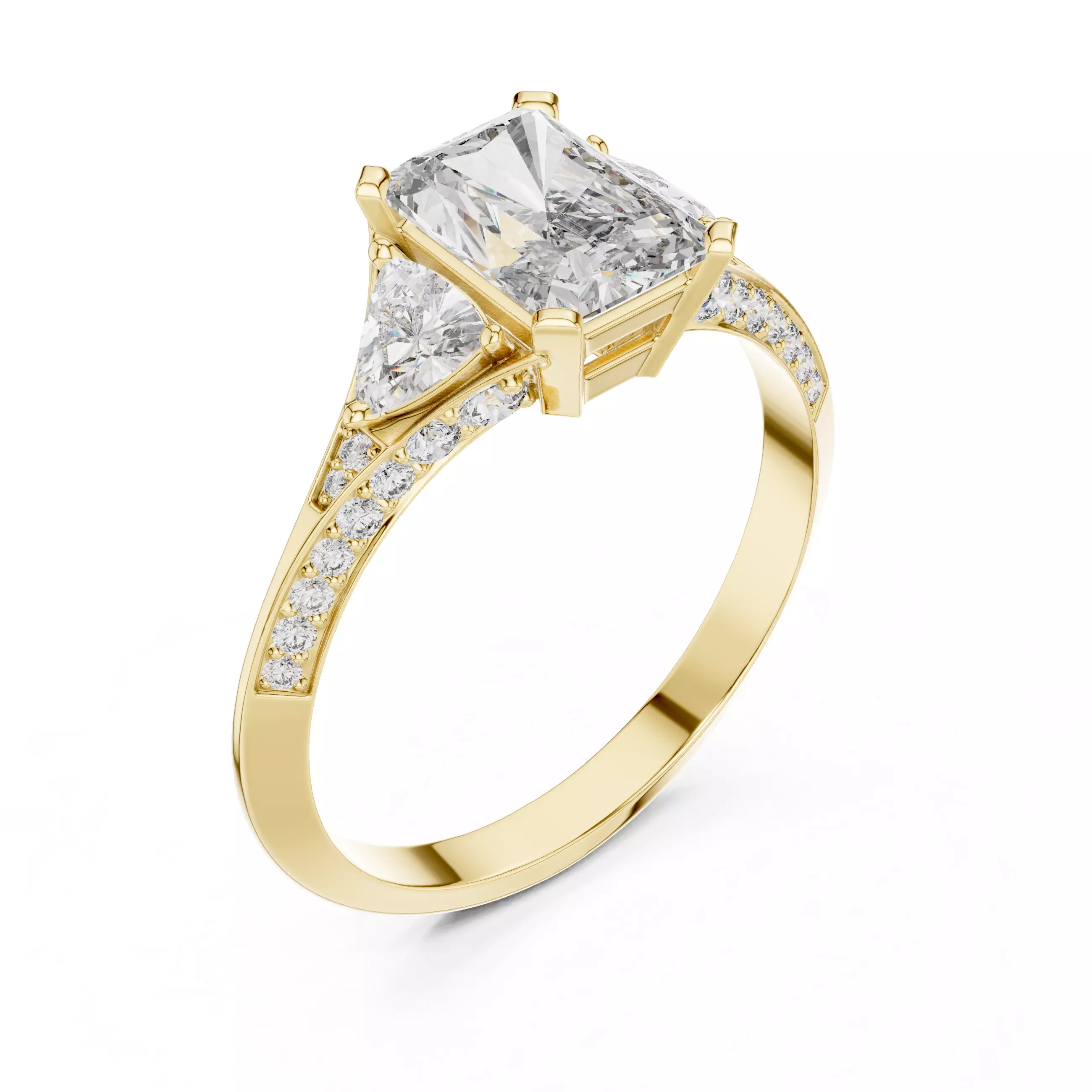 Women Ring Render 3dm STL MP4 Details 3D print model