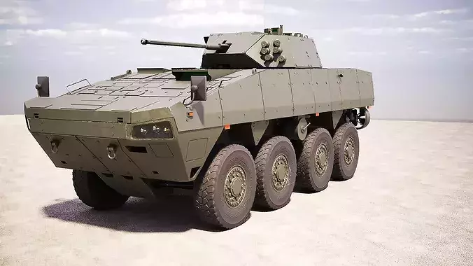 KTO Rosomak Patria AMV with HITFIST 30mm Turret