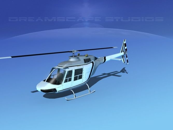 Bell 206 JetRanger V01 3D model