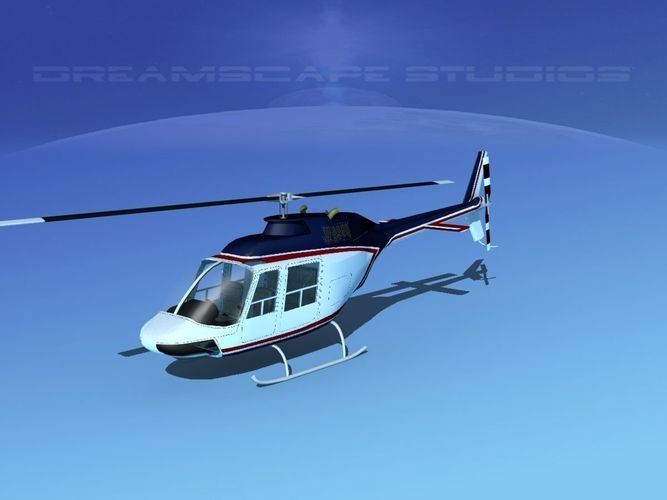 Bell 206 JetRanger V03 3D model