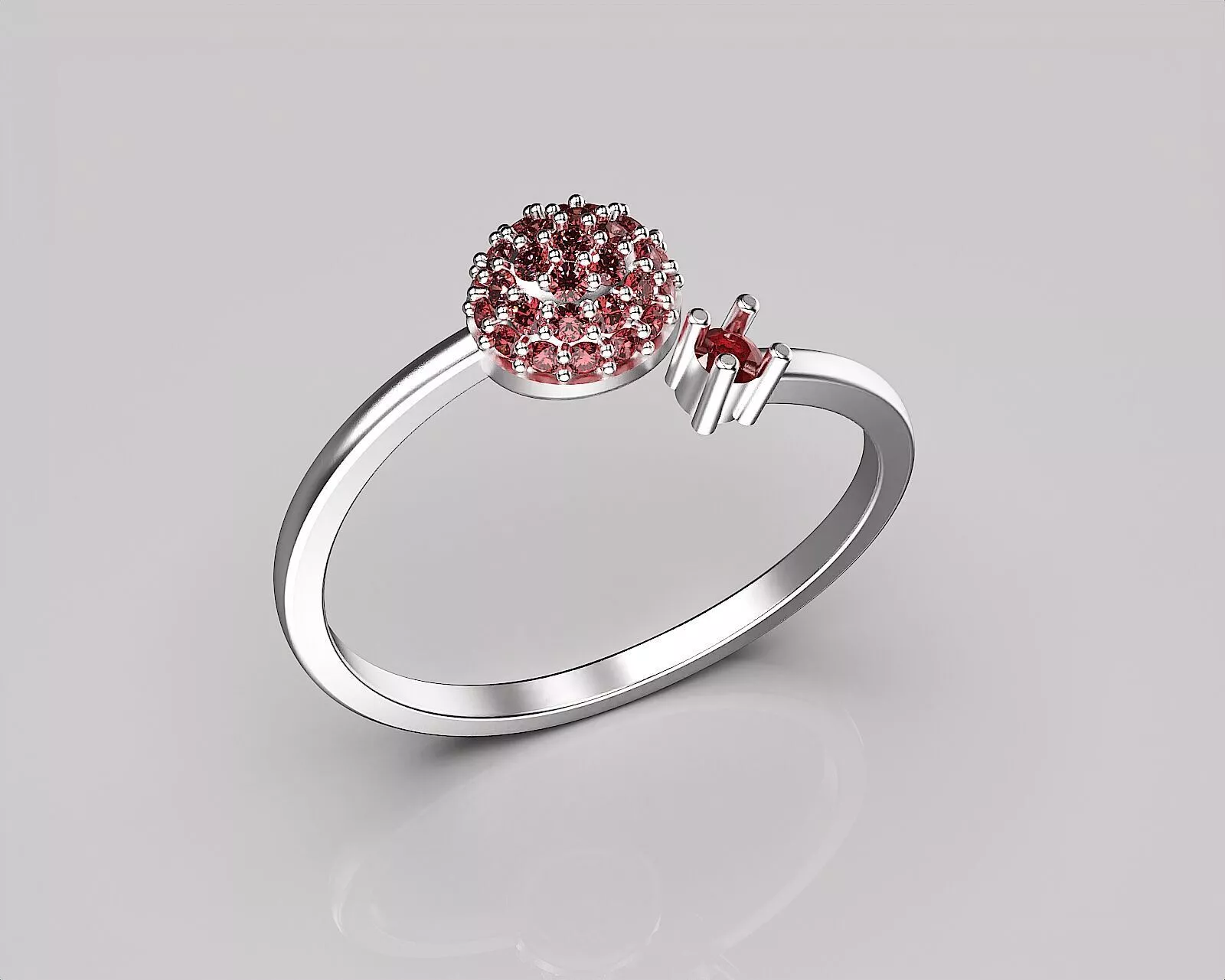 Diamond ring 3D print model