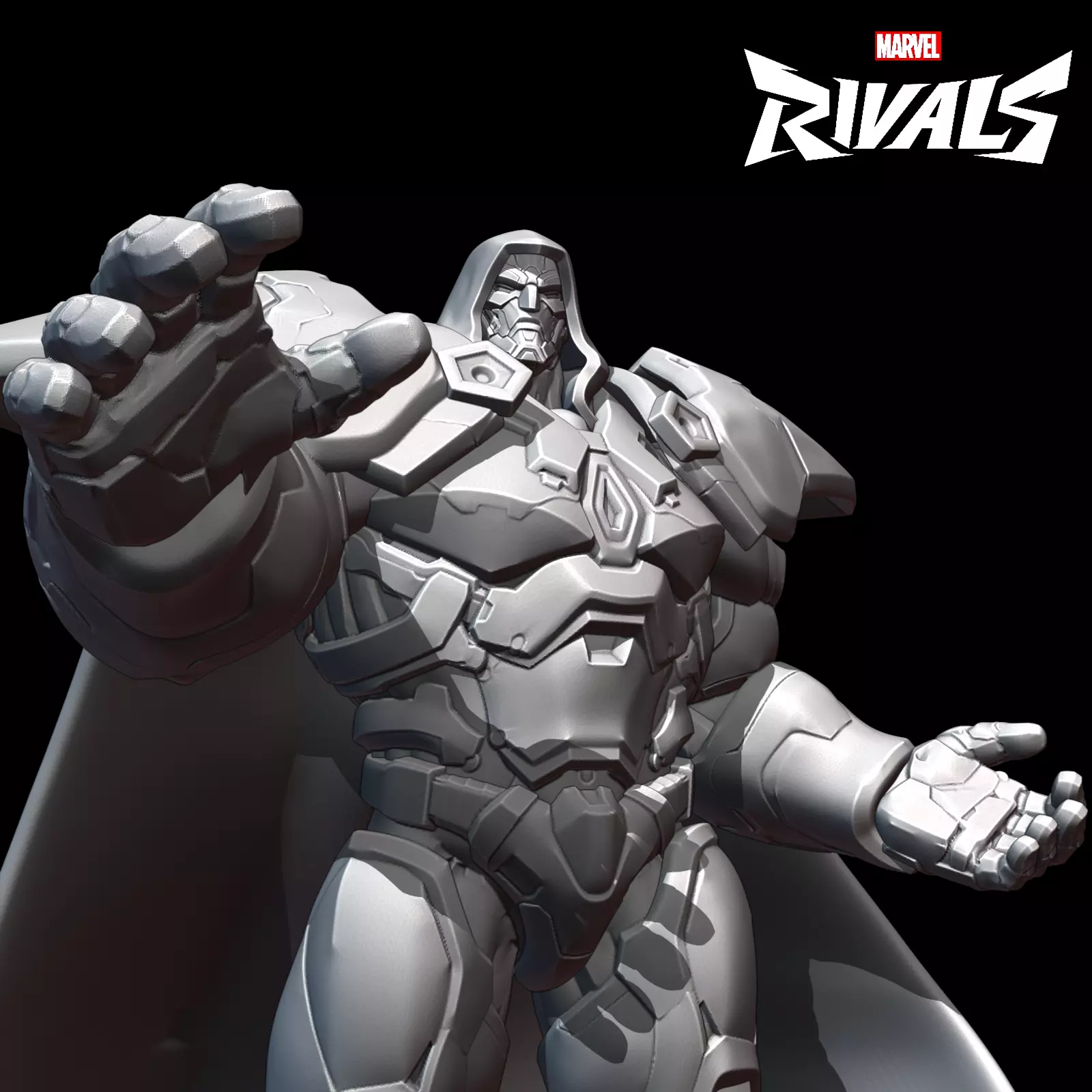 DR DOOM 2099 - MARVEL RIVALS 3D print model