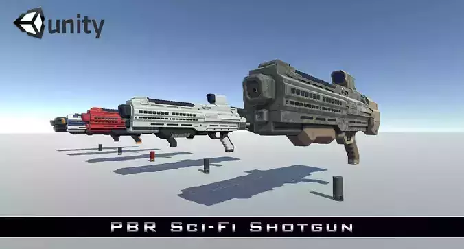 PBR Sci-Fi Shotgun