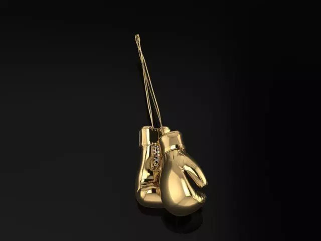 Pendant boxing gloves 254 3D print model
