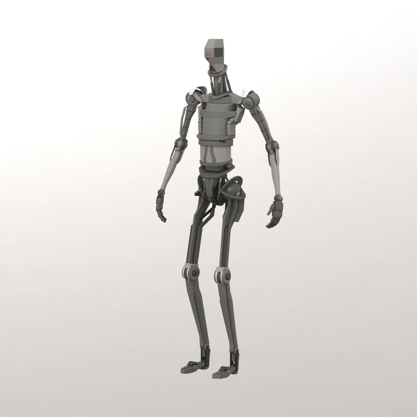Main Frame Rigged 3D model_2