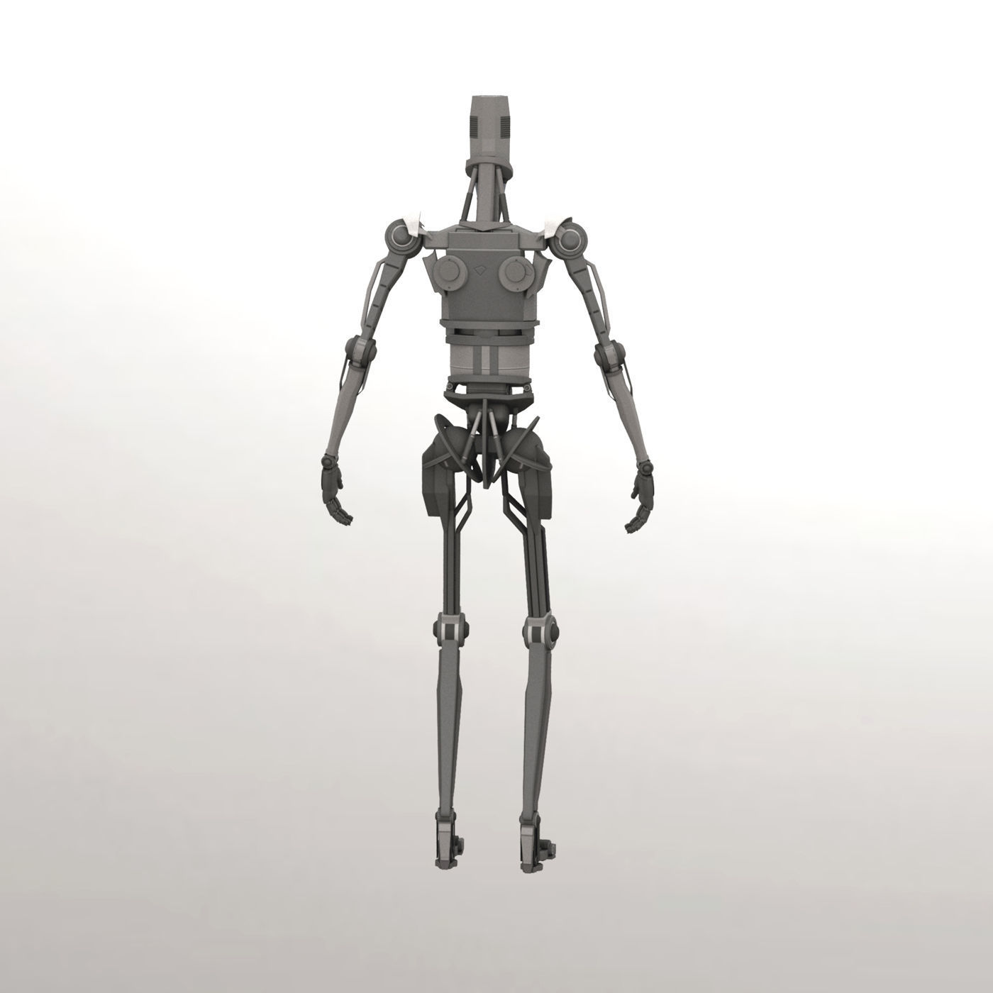 Main Frame Rigged 3D model_3