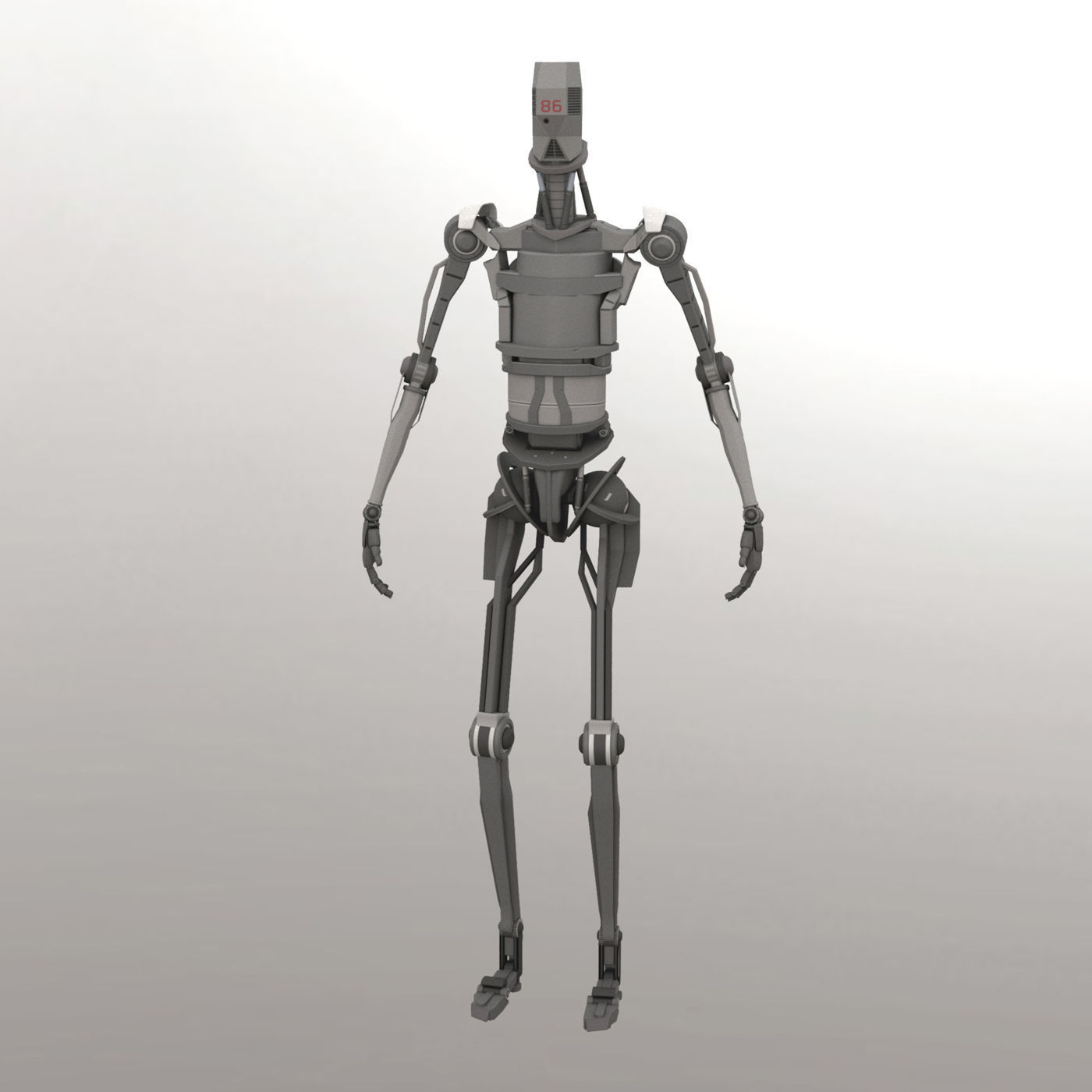 Main Frame Rigged 3D model_1